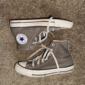 Converse Gray High-Top Sneakers